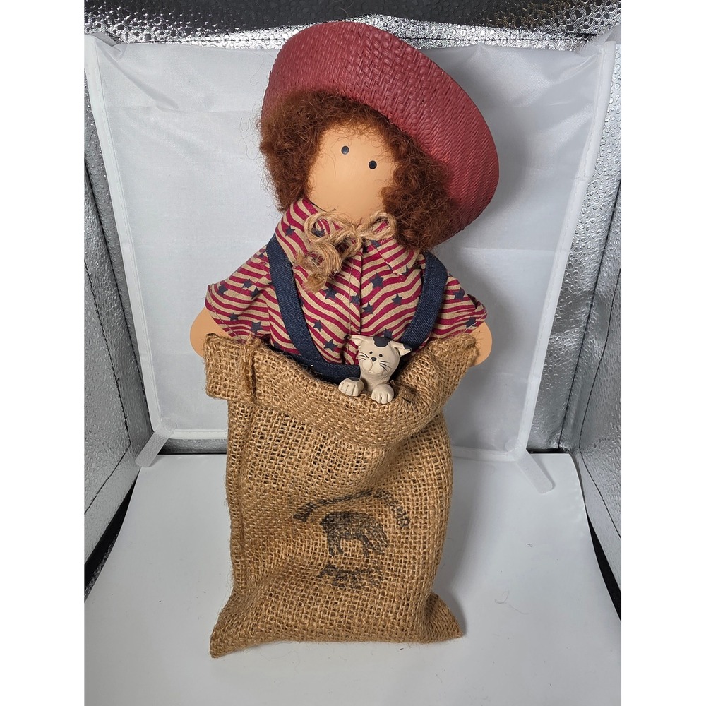 Lizzie High Jack Valentine‎ Doll 1498 Handcrafted Americana Folk Art 2000 USA